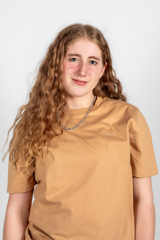 Klassik | Latte T-Shirt | Logo Only