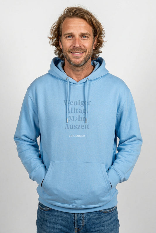 Klassik | Blue Soul Hoodie | Weniger Alltag - Mehr Auszeit