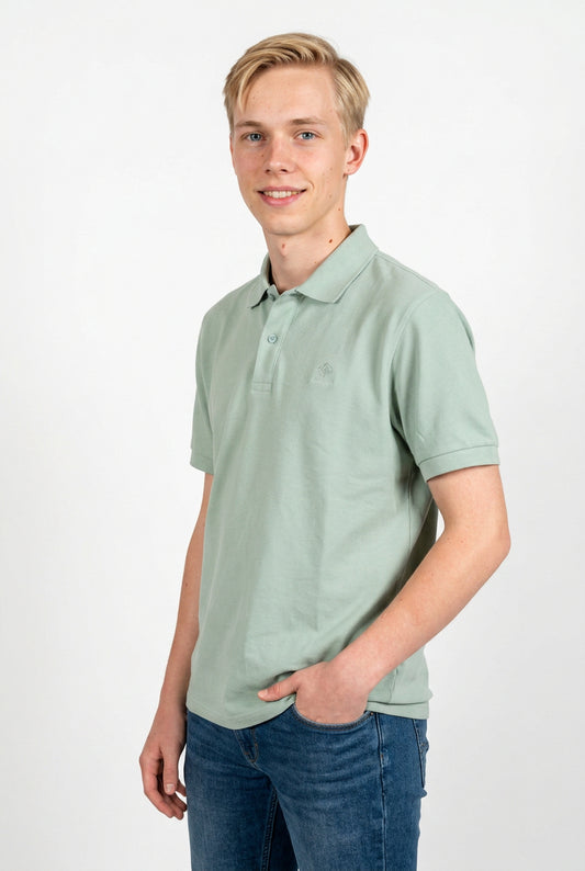Klassik | Aloe Polo-Shirt | Logo Only