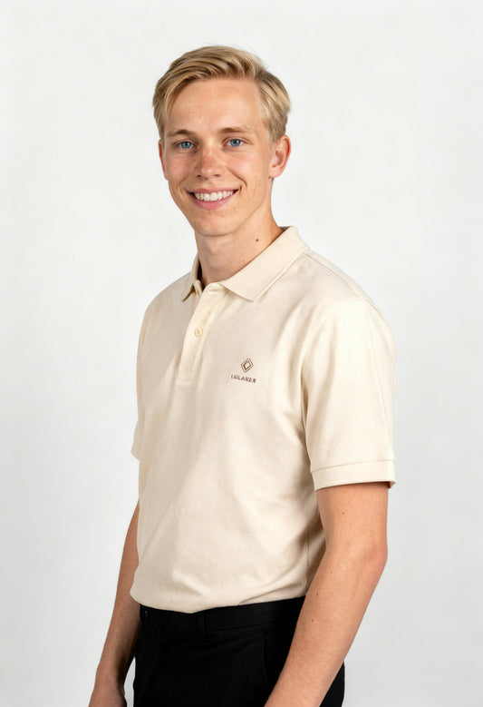 Klassik | Natural Polo-Shirt | LOGO Only