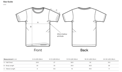Baby-Kids | Natural T-Shirt | Weniger müssen. Mehr spielen