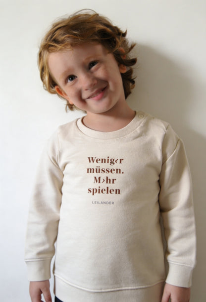 Baby-Kids | Natural Sweater | Weniger Müssen. Mehr Spielen