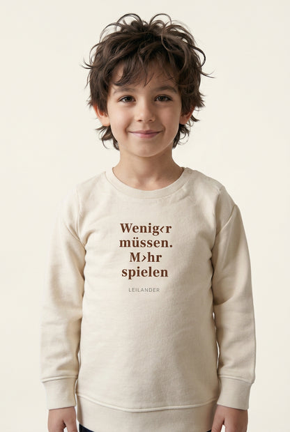 Baby-Kids | Natural Sweater | Weniger Müssen. Mehr Spielen