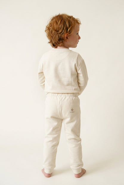Baby-Kids | Natural Raw Jogginghose | Logo Only