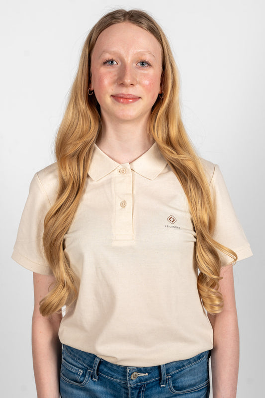 Damen | Natural Polo-Shirt | LOGO Only