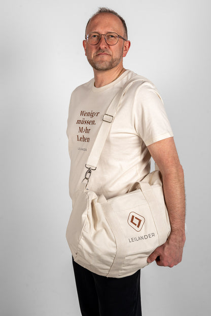 Klassik | Natural T-Shirt | Weniger müssen. Mehr Leben