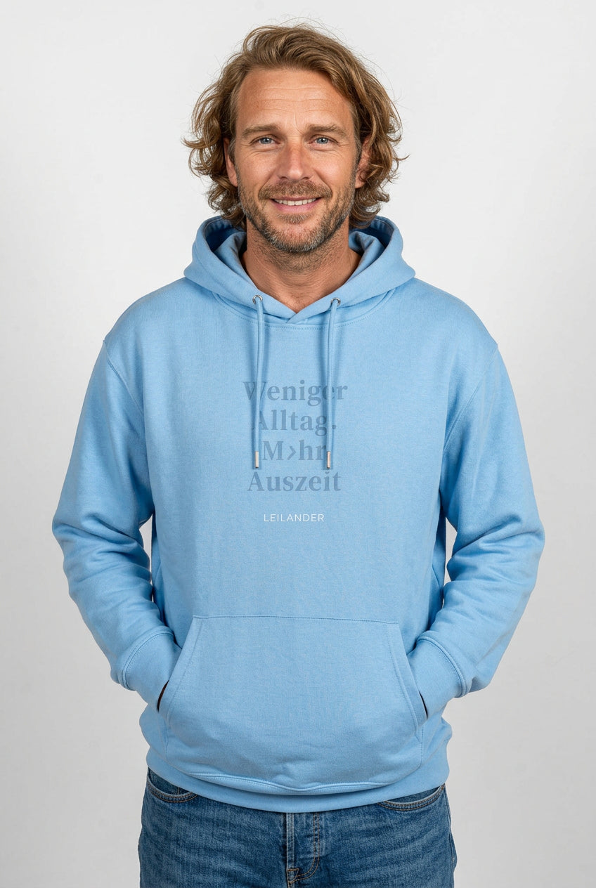 Klassik | Blue Soul Hoodie | Weniger Alltag - Mehr Auszeit