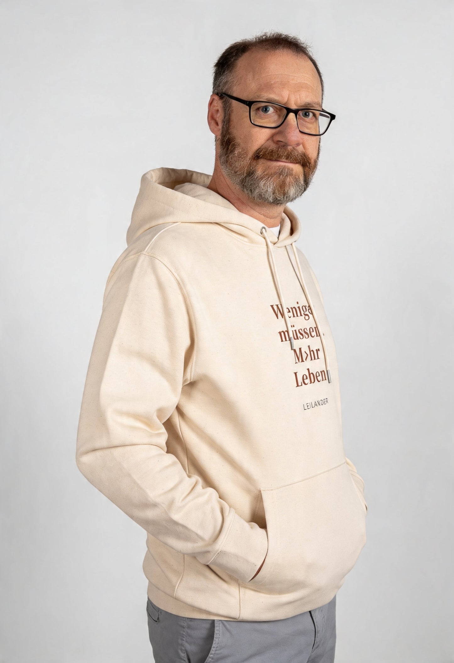 Klassik | Natural Hoodie | Weniger müssen. Mehr Leben