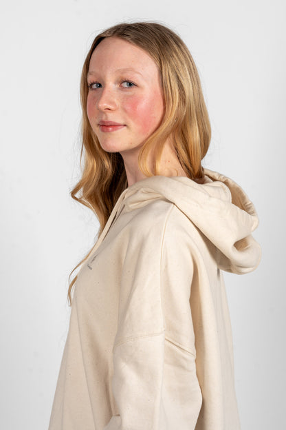 Damen | Natural Hoodie | Logo Only