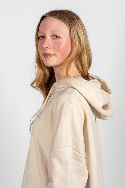 Damen | Natural Hoodie | Logo Only