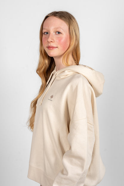 Damen | Natural Hoodie | Logo Only