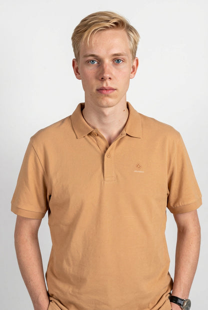 Klassik | Latte Polo-Shirt | Logo Only