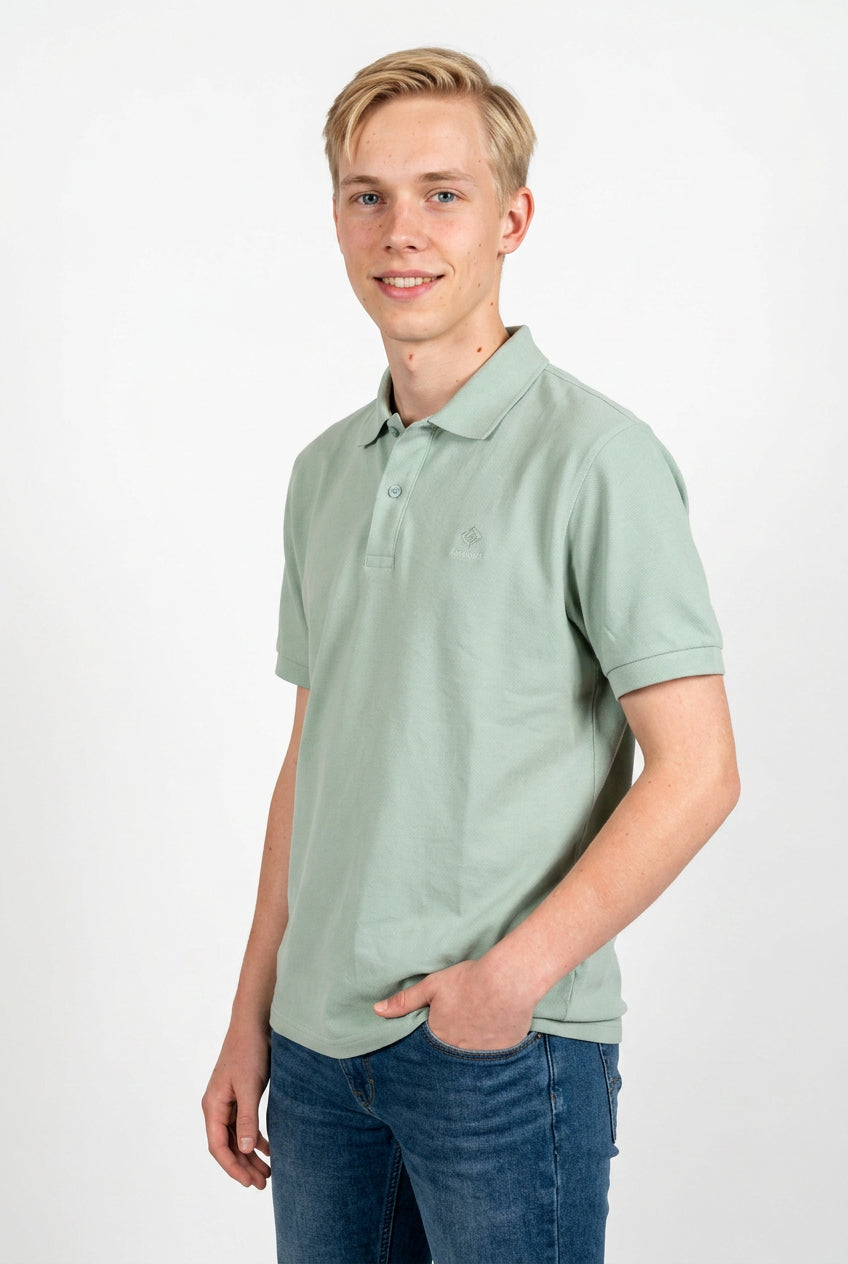 Klassik | Aloe Polo-Shirt | Logo Only