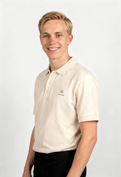 Klassik | Natural Polo-Shirt | LOGO Only
