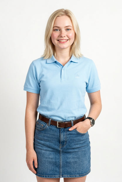 Klassik | Blue Soul Polo-Shirt | Logo Only