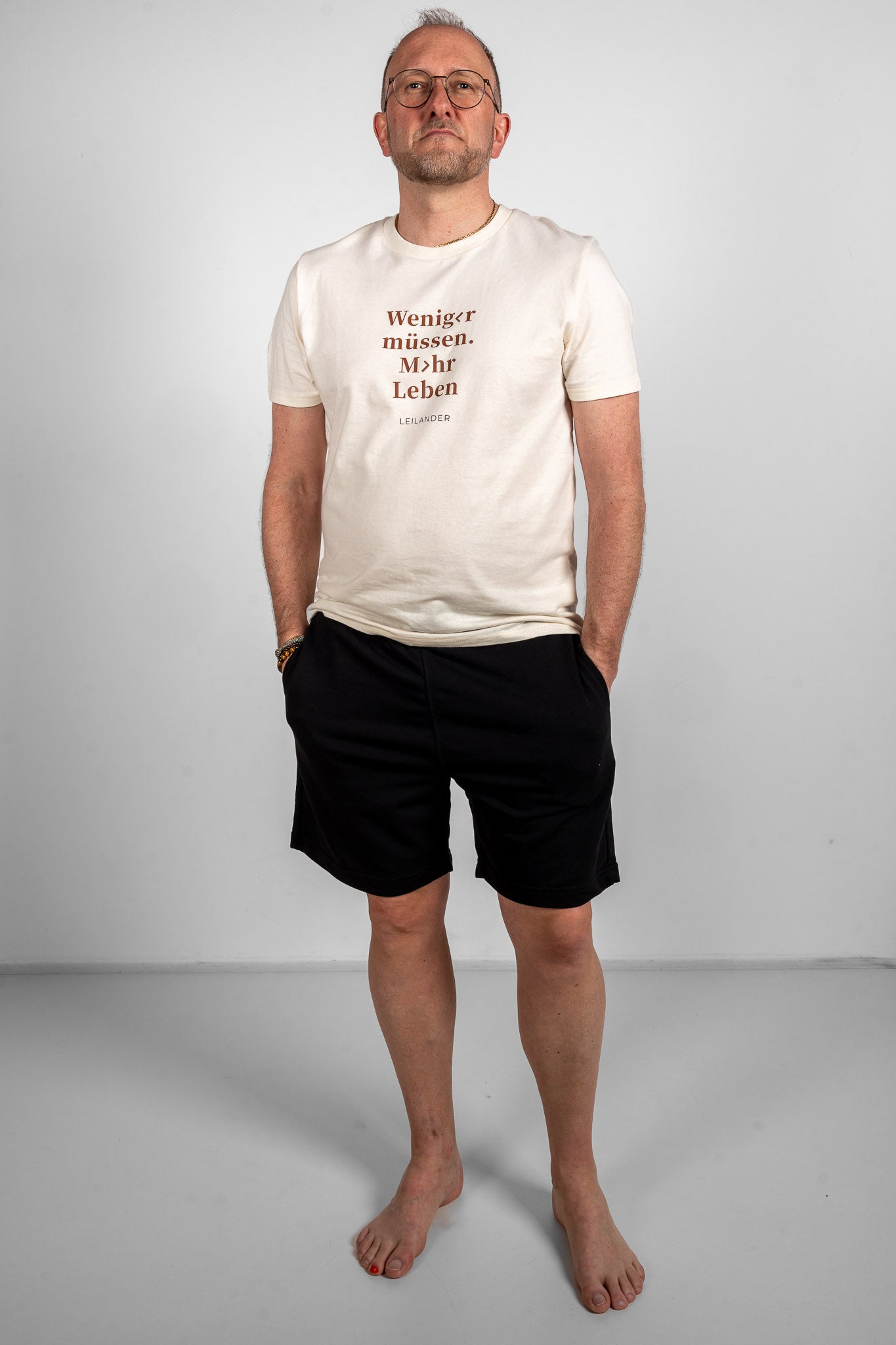 Klassik | Hose kurz Black | Logo Only