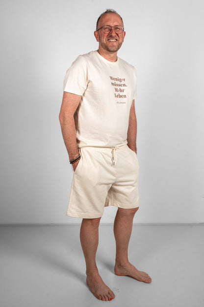 Klassik | Hose kurz Natural | Logo Only