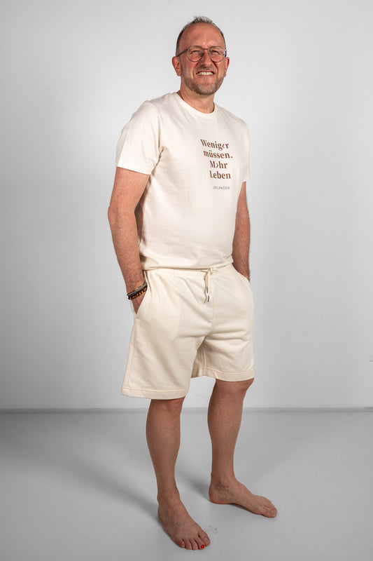 Klassik | Hose kurz Natural | Logo Only